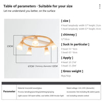 Lustre Bois LED - Éclairage Maison | Marco Lucetti