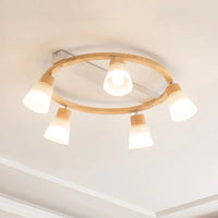 Lustre Bois LED - Éclairage Maison | Marco Lucetti