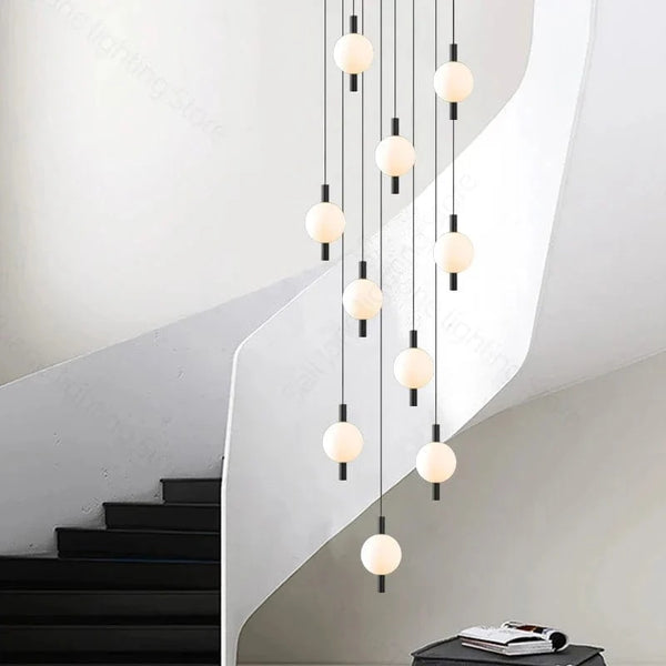Lustre boule contemporain pour la maison : salon, cuisine, escalier. | Marco Lucetti