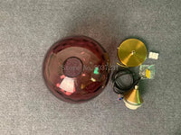 Lustre boule de verre coloré nordique suspension moderne Grain d'eau Ocean Lights | Marco Lucetti