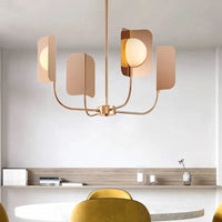 Lustre Boule de Verre Feuilles de Métal Luxe - Or Rose & Or | Marco Lucetti