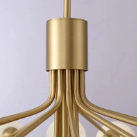 Lustre boule de verre LED nordique or luxe pour chambre et cuisine | Marco Lucetti