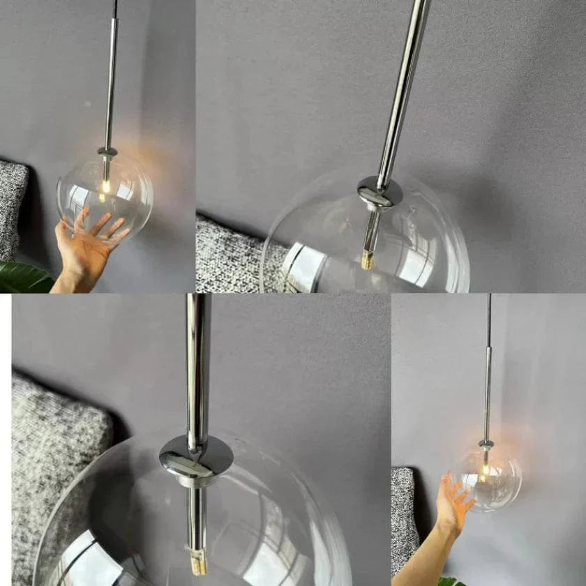 Lustre Boule de Verre LED Pour Décoration Intérieure | Marco Lucetti