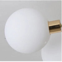 Lustre boule de verre nordique or noir pour décor maison et éclairage - Collection Nordika | Marco Lucetti