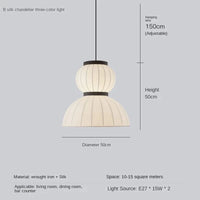 Lustre boule ovale en tissu japonais en soie design | Marco Lucetti B