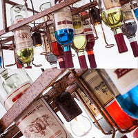 Lustre Bouteille de vin en verre E27 LED Vintage américain rétro industriel Bar créatif café Restaurant éclairage de style Loft | Marco Lucetti