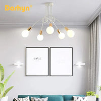 Lustre Branché Minimaliste en Forme de Branche Plafonnier Plaqué Or pour Hôtel, Restaurant, Salon, Cuisine et Chambre | Marco Lucetti