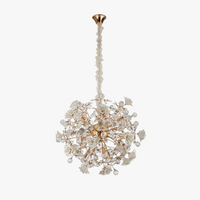 Lustre céramique blanc - Collection Fleurs
