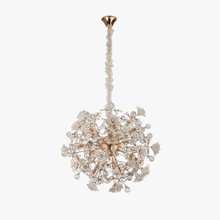 Lustre céramique blanc - Collection Fleurs | Marco Lucetti