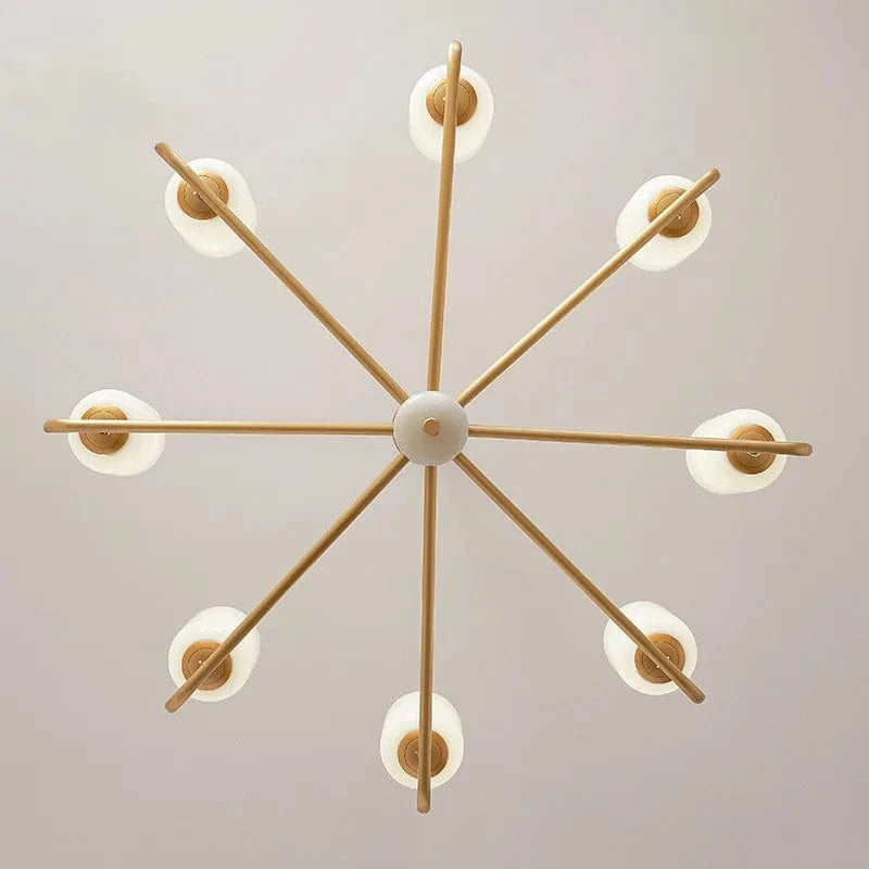 Lustre Chinois de Luxe en Cuivre et Jade | Marco Lucetti