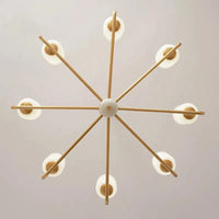 Lustre Chinois de Luxe en Cuivre et Jade | Marco Lucetti