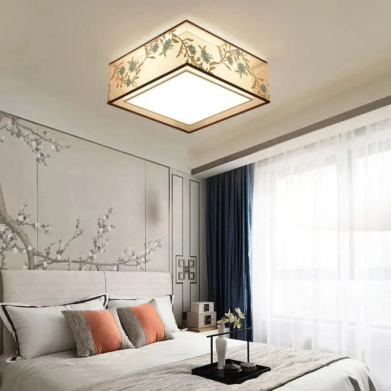 Lustre Chinois Plafonnier Chinoiserie pour Chambre Rétro | Marco Lucetti