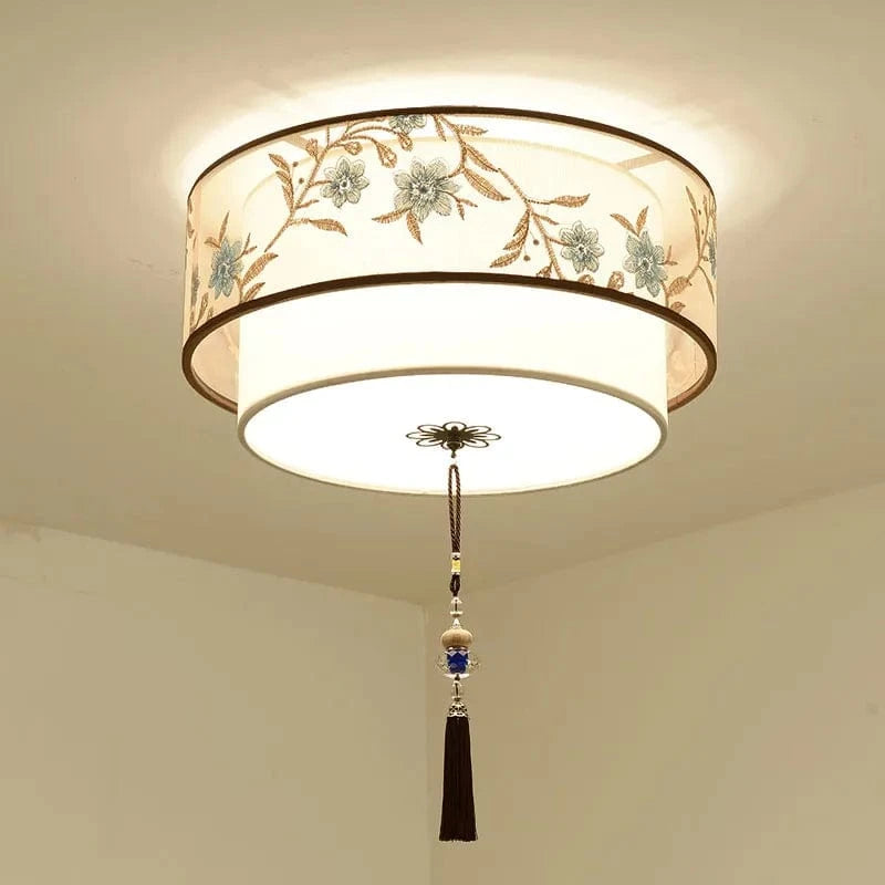 Lustre Chinois Plafonnier Chinoiserie pour Chambre Rétro | Marco Lucetti