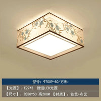 Lustre Chinois Plafonnier Chinoiserie pour Chambre Rétro | Marco Lucetti B 50CM