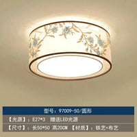 Lustre Chinois Plafonnier Chinoiserie pour Chambre Rétro | Marco Lucetti E 50CM