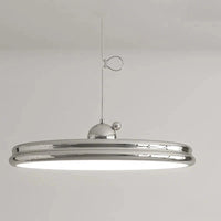 Lustre chromé à bras oscillants rotatifs - 360° | Marco Lucetti