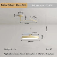 Lustre chromé à bras oscillants rotatifs - 360° | Marco Lucetti Jaune laiteux 42cm / 3 Température de couleur