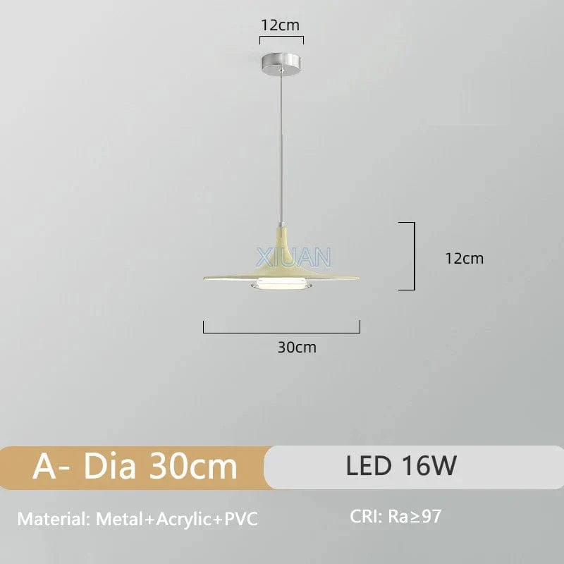 Lustre Chrome Minimaliste | Marco Lucetti A 30cm / Télécommande