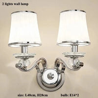 Lustre Chromé Moderne - Abat-jours Blancs | Marco Lucetti 2 lumières / Lumière chaude (2500k)