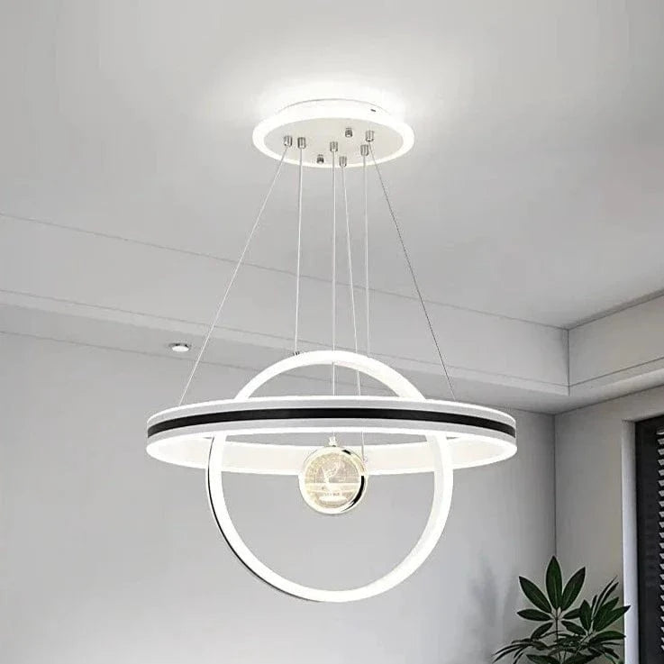 Lustre circulaire de luxe en cristal pour restaurant Prestige Élan. | Marco Lucetti