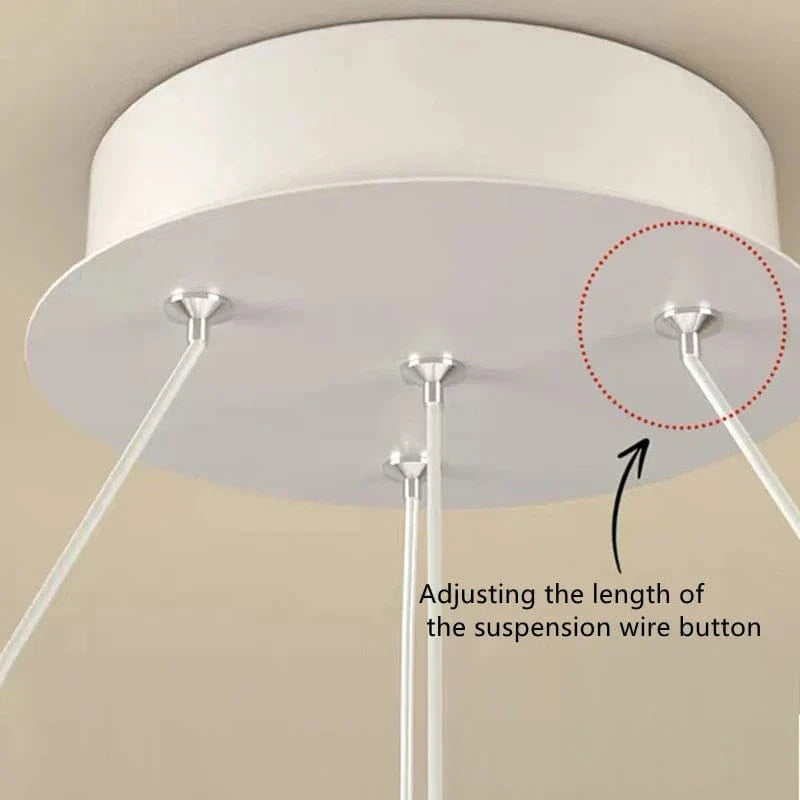 Lustre circulaire en boule de fer pour salon chic | Marco Lucetti