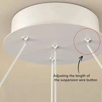 Lustre circulaire en boule de fer pour salon chic | Marco Lucetti