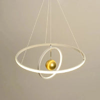 Lustre circulaire en boule de fer pour salon chic | Marco Lucetti