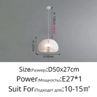 Lustre Circulaire Fer-Oval pour Salon | Marco Lucetti C8001 50cm / Blanc chaud