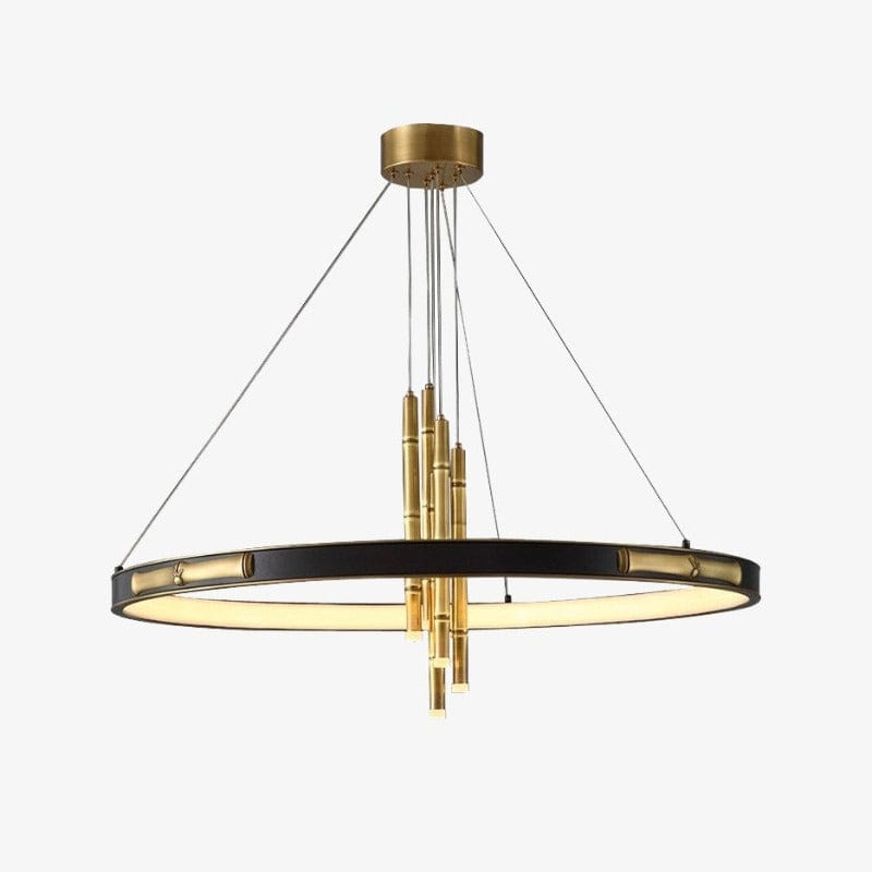 Lustre Circulaire Luxe Style Chinois Yoshi. | Marco Lucetti D80 x H80 cm / Chaude