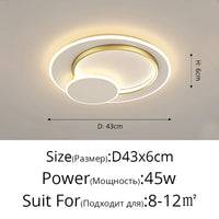 Lustre Circulaire Moderne pour un Éclairage Intérieur Décoratif