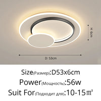 Lustre Circulaire Moderne pour un Éclairage Intérieur Décoratif