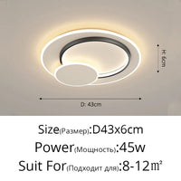 Lustre Circulaire Moderne pour un Éclairage Intérieur Décoratif