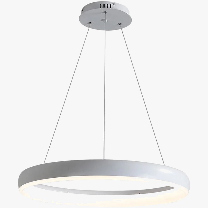 Lustre Circulaire Moderne Minimaliste à LED Nordique Créatif