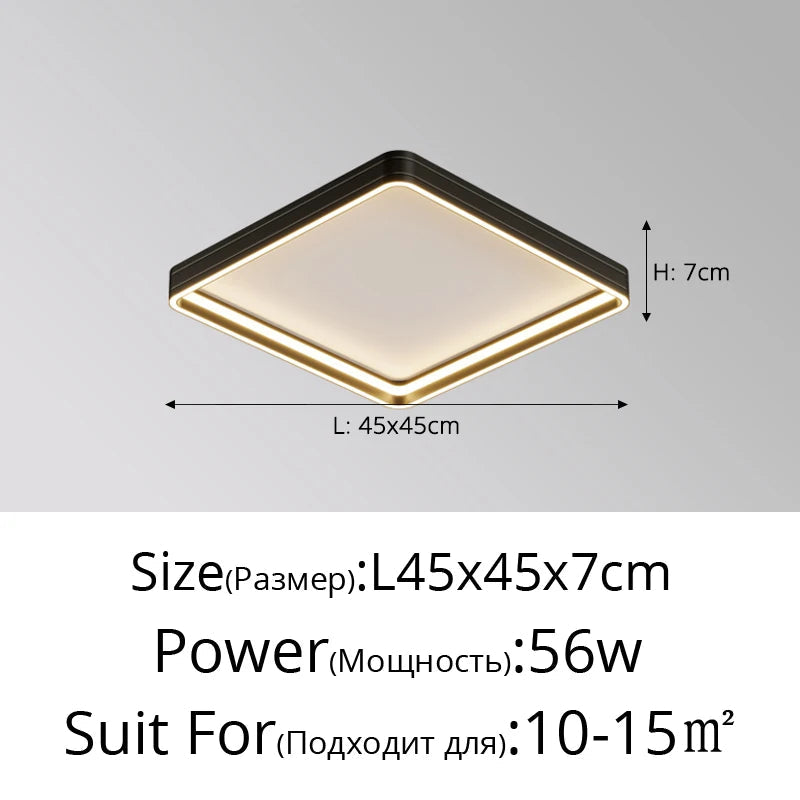 Plafonnier LED Design - Éclairage Intérieur Décoratif