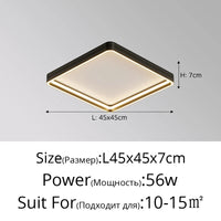 Plafonnier LED Design - Éclairage Intérieur Décoratif