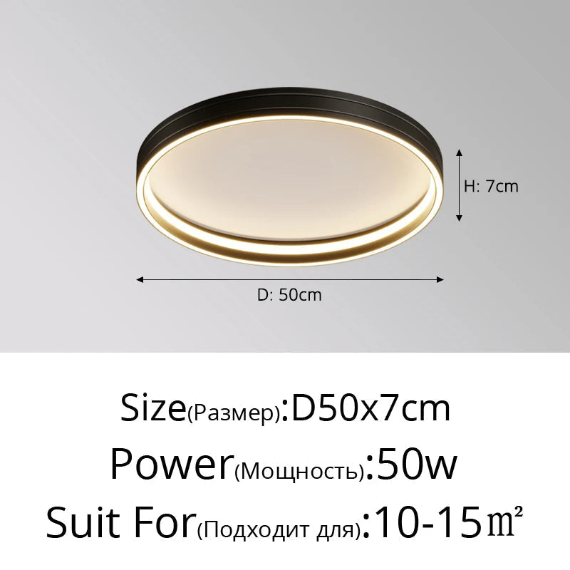 Plafonnier LED Design - Éclairage Intérieur Décoratif