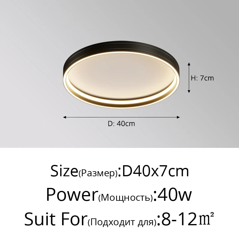 Plafonnier LED Design - Éclairage Intérieur Décoratif