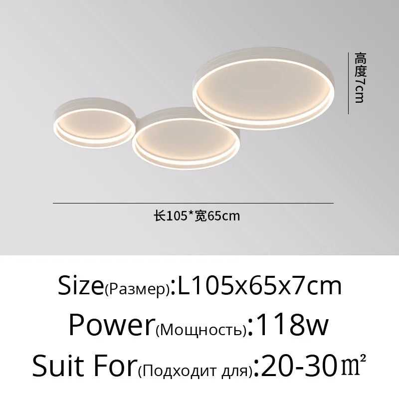 Plafonnier LED Design - Éclairage Intérieur Décoratif