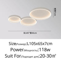 Plafonnier LED Design - Éclairage Intérieur Décoratif