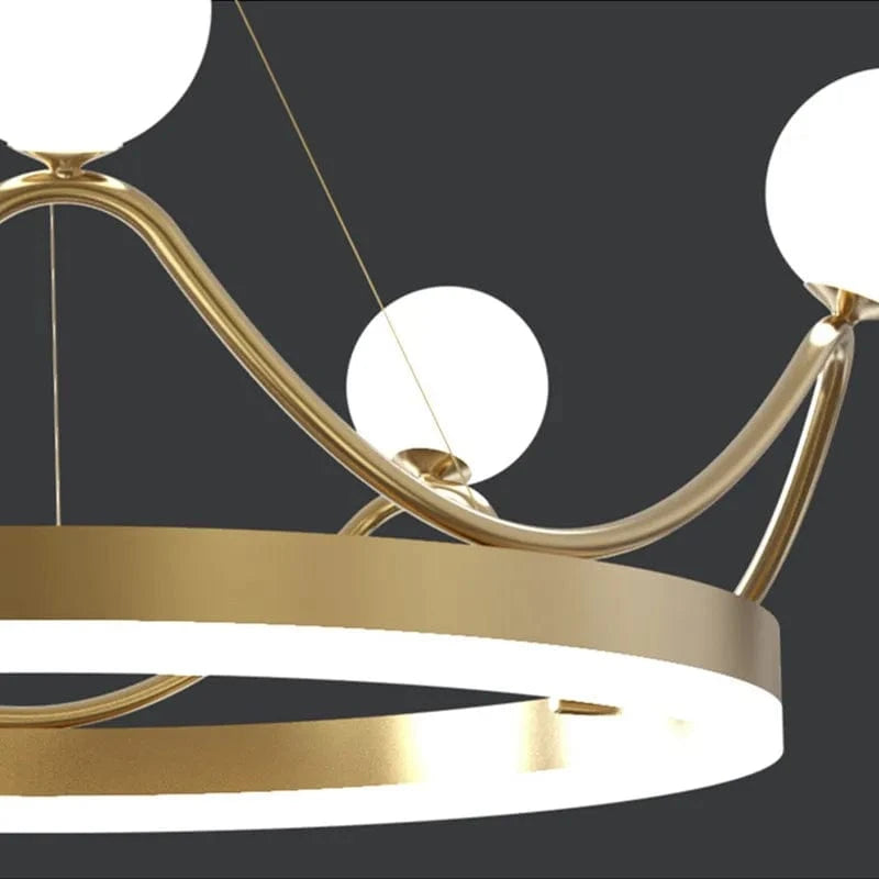 Lustre Couronne LED Luxe Enfants - Collection Éclatante | Marco Lucetti