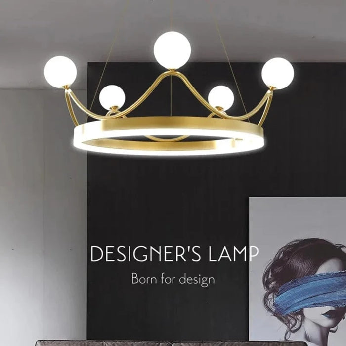 Lustre Couronne LED Luxe Enfants - Collection Éclatante | Marco Lucetti