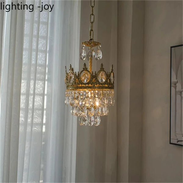 Lustre Couronne Moderne en Cristaux: Luminaire Décoratif d'Intérieur | Marco Lucetti