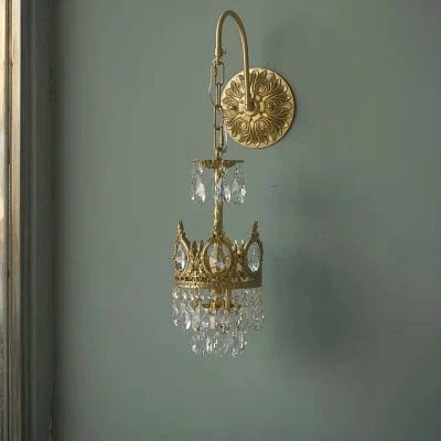 Lustre Couronne Moderne en Cristaux: Luminaire Décoratif d'Intérieur | Marco Lucetti Applique B / Blanc chaud