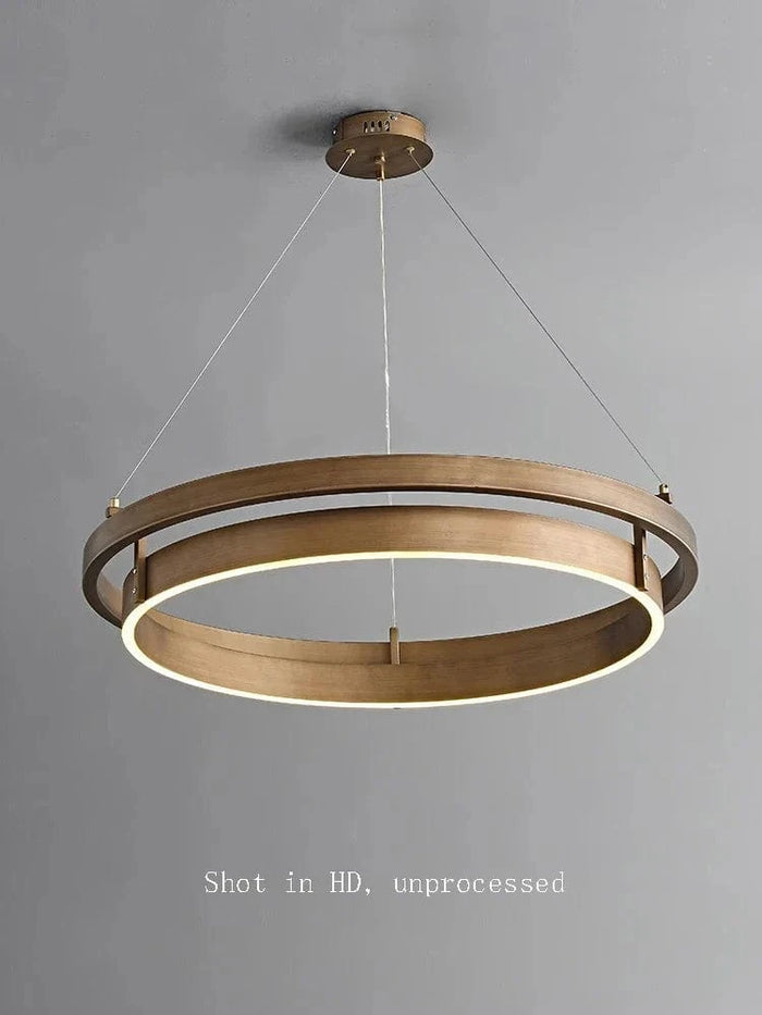 Lustre Créatif 2024 en Bronze avec Suspension LED Premium | Marco Lucetti