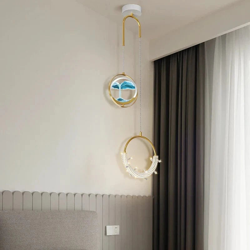 Lustre Créatif Double Tête Nordic Style Sables Mouvants | Marco Lucetti