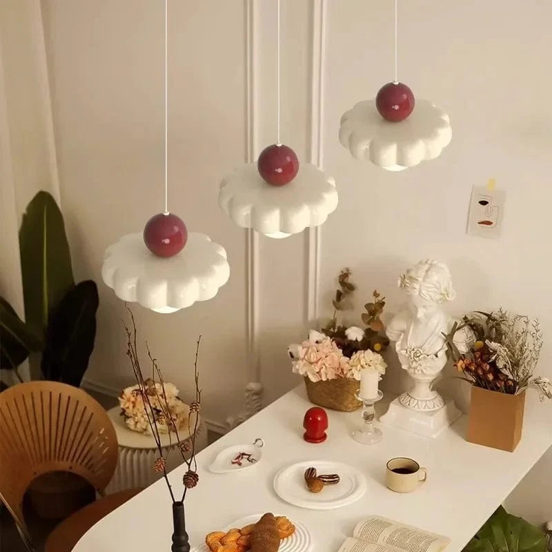 Lustre Créatif en fleurs crème | Marco Lucetti