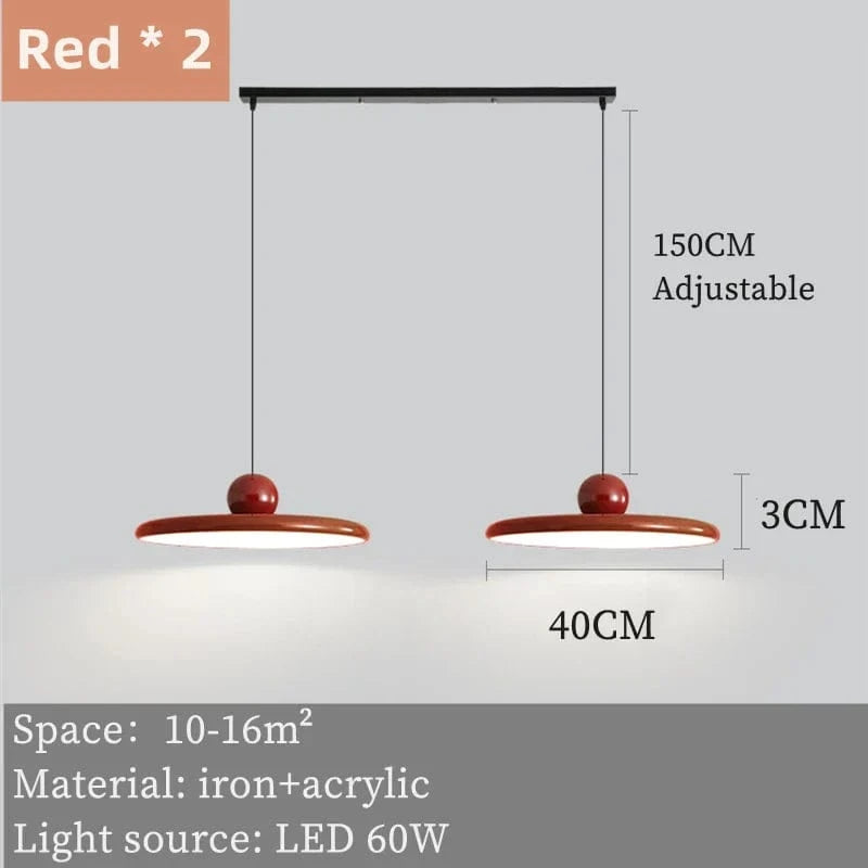 Lustre créatif en LED pour décoration intérieure - Style rétro médiéval Bauhaus | Marco Lucetti C / Lumière froide