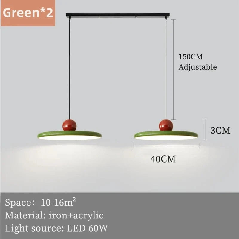 Lustre créatif en LED pour décoration intérieure - Style rétro médiéval Bauhaus | Marco Lucetti D / Lumière froide