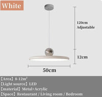 Lustre créatif en LED pour décoration intérieure - Style rétro médiéval Bauhaus | Marco Lucetti H / Lumière froide