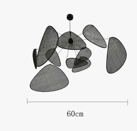 Lustre Créatif en Rotin Bambou Osier Design Handmade | Marco Lucetti